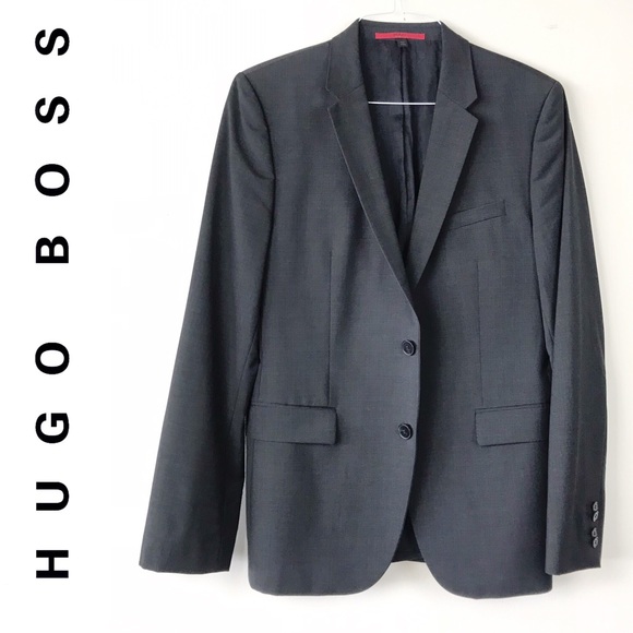 by Hugo Boss Patterned Virgin Wool Dress Pant Red Label NWT HUGO